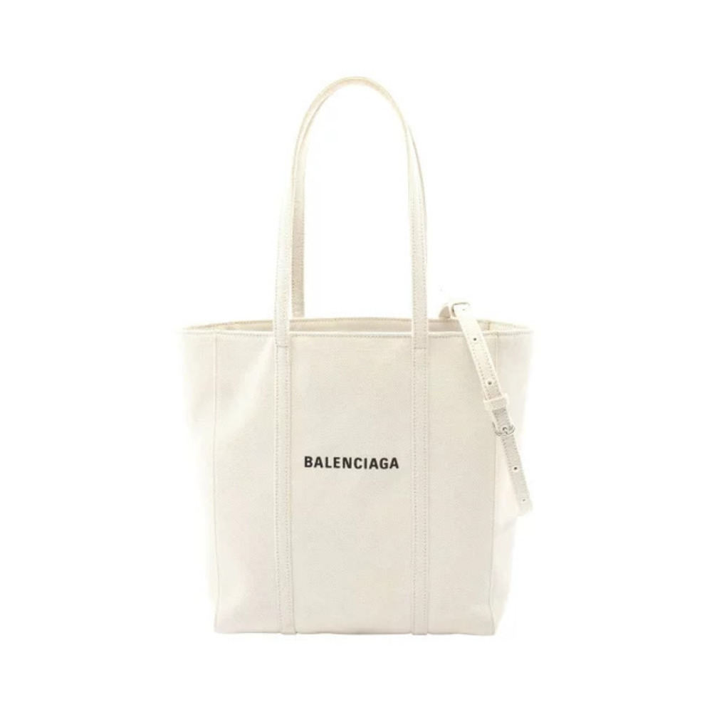 Balenciaga Everyday Tote Bag Canvas Ivory White